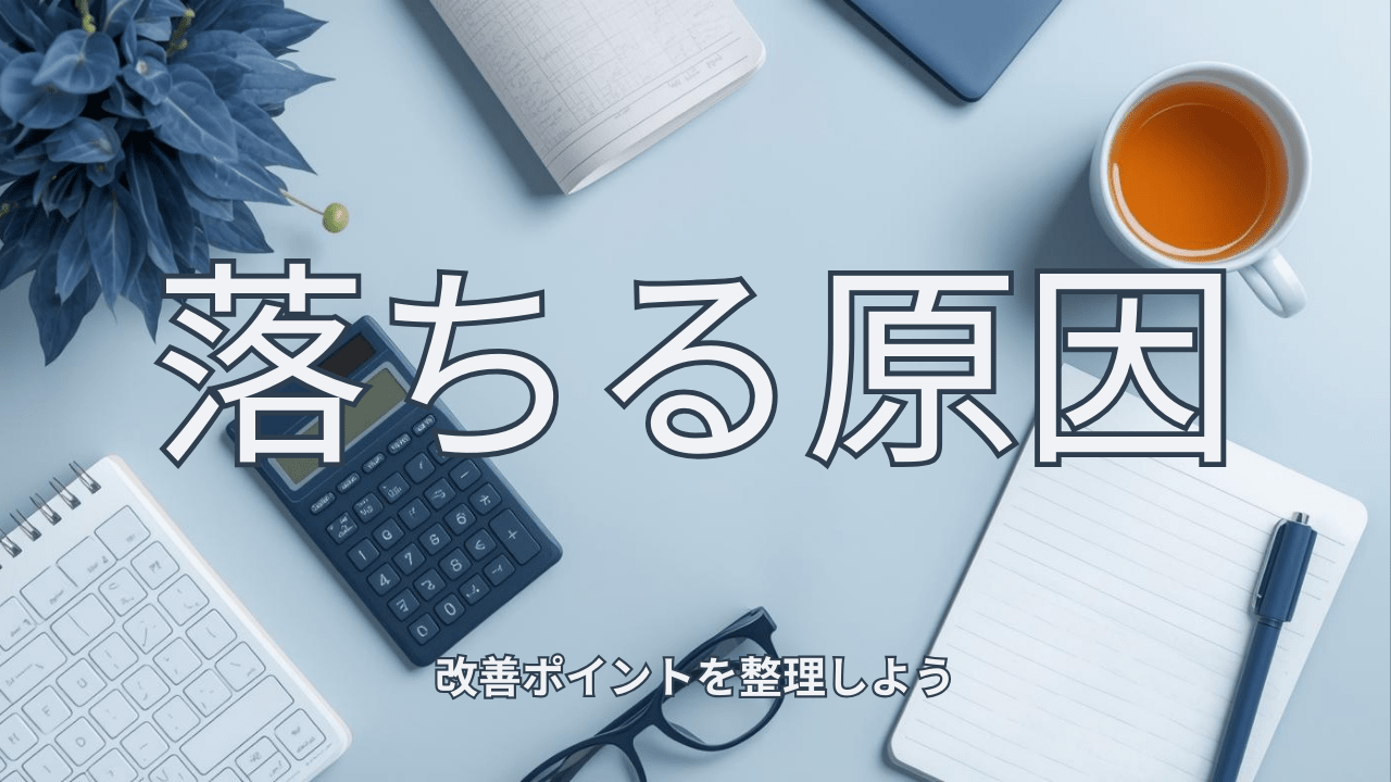 つまずき：よくある質問｜どこを直せばいいか分からない（FP2級・3級）